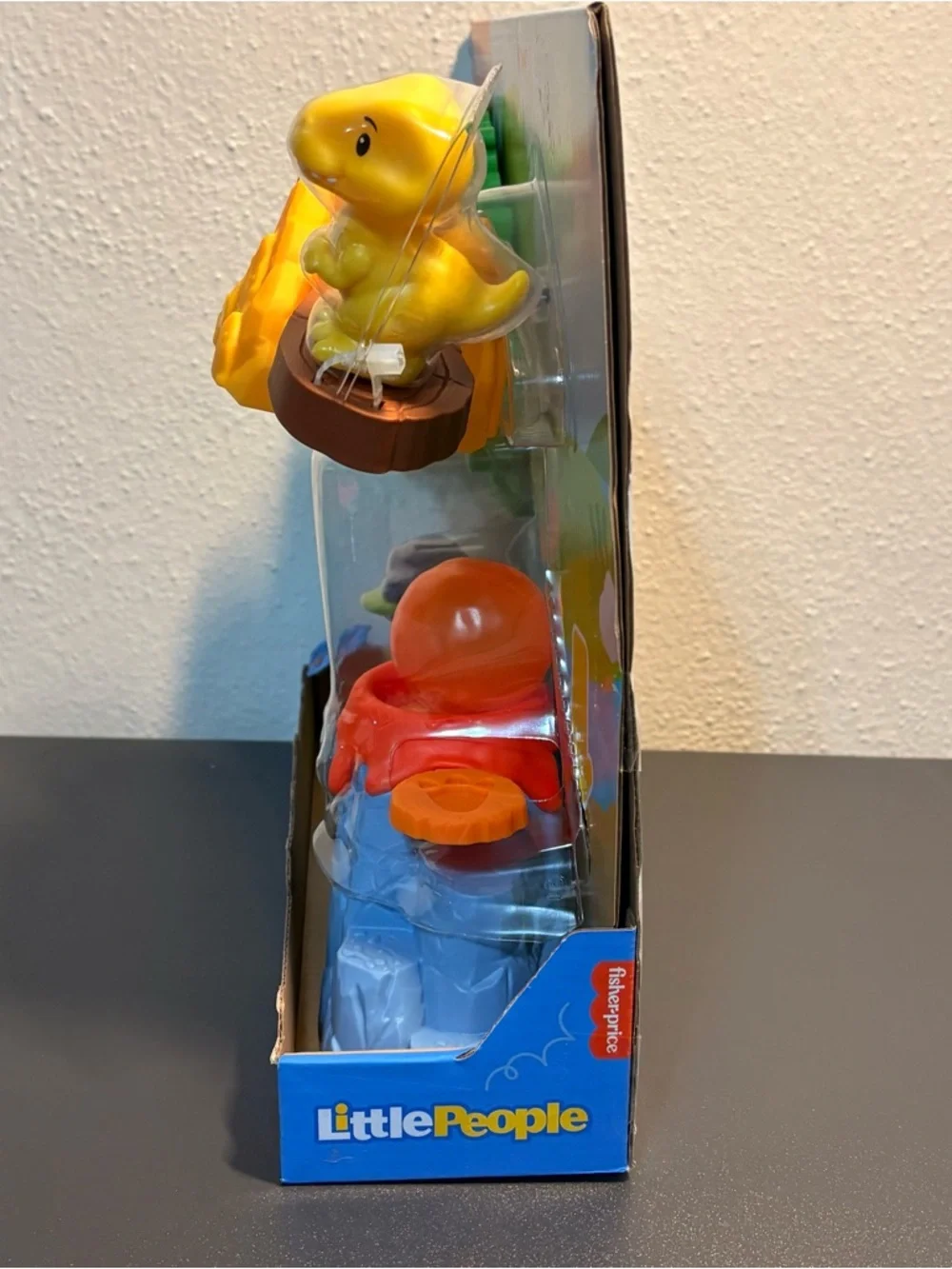 Fisher-Price Little People Dinosaur Playground Toy - Blue, Green, Orange, Yellow